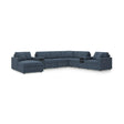 Ashley Modmax 8Pc Modular Sectional in Ink Signature Design by Ashley