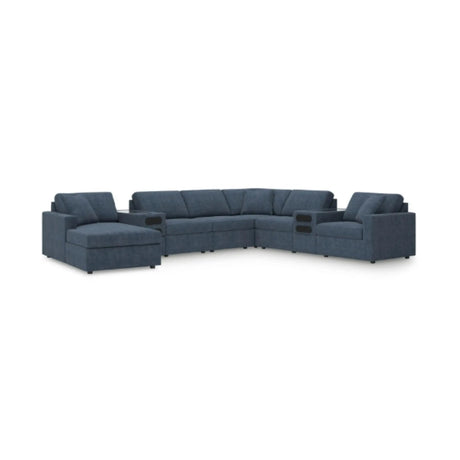 Ashley Modmax 8Pc Modular Sectional in Ink Signature Design by Ashley