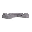 Ashley Modmax 8Pc Modular Sectional in Granite Signature Design by Ashley