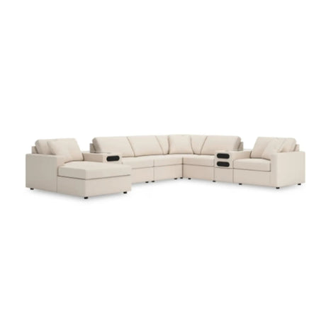 Ashley Modmax 8Pc Modular Sectional in Oyster Signature Design by Ashley