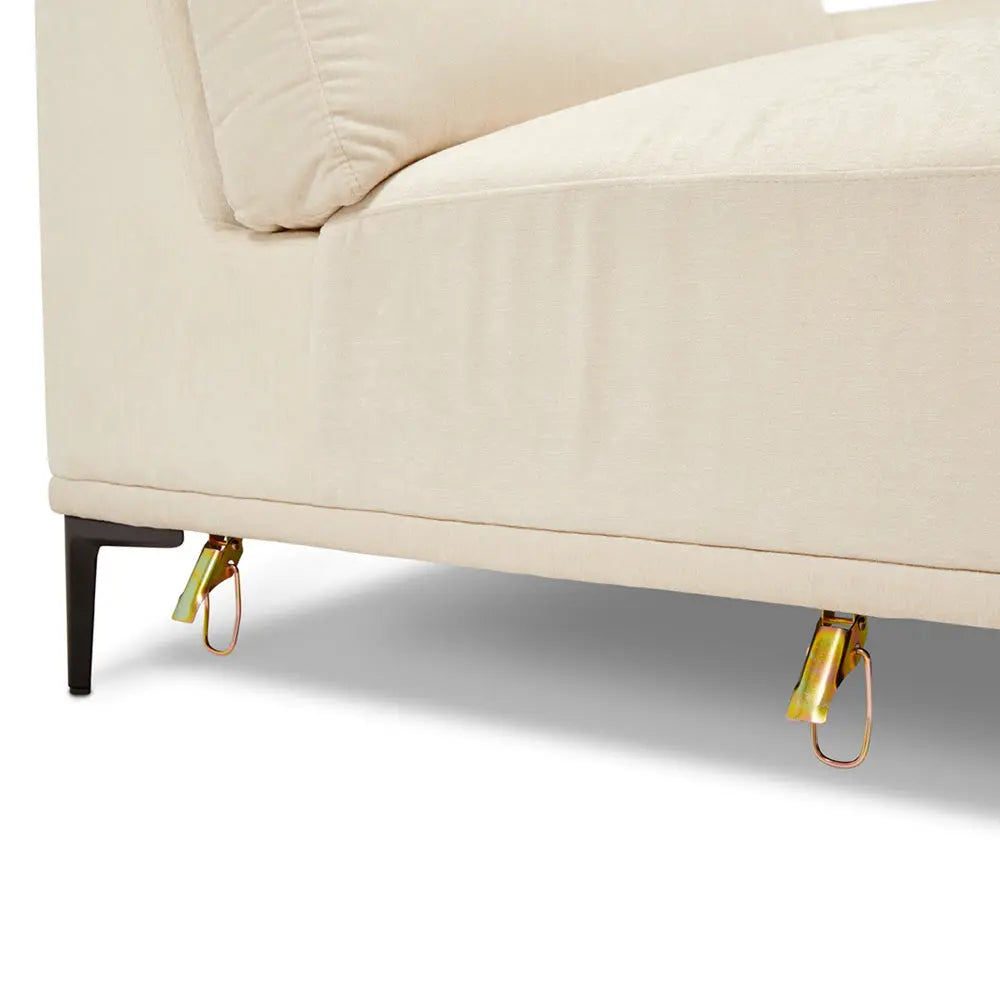 Middleton Sectional Sofa in Beige Linen Xcella