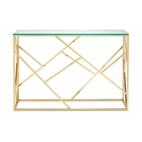 Carole Console Table: Gold Xcella