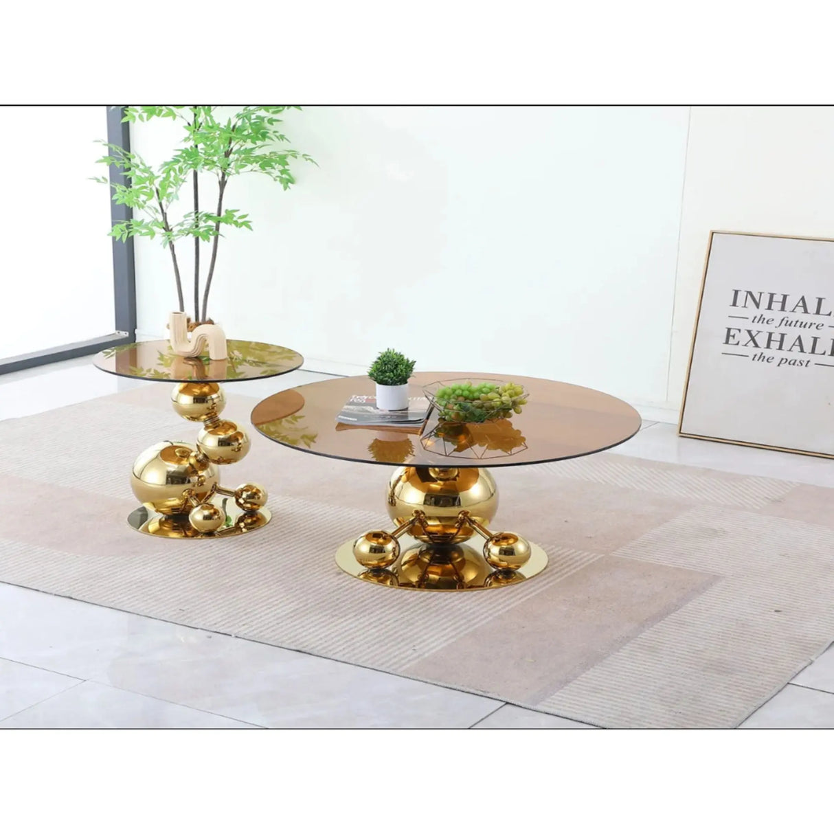 Oval Marble Coffee Table VFI