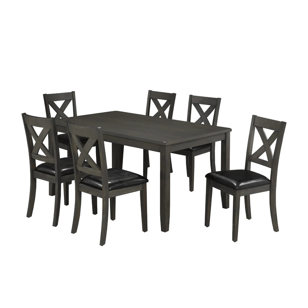 Eastwood Dining Table Set in Grey M.A.Z