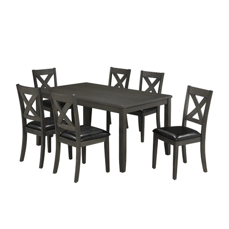 Eastwood Dining Table Set in Grey M.A.Z