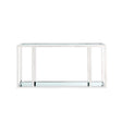 Caspian Console Table in Silver Xcella