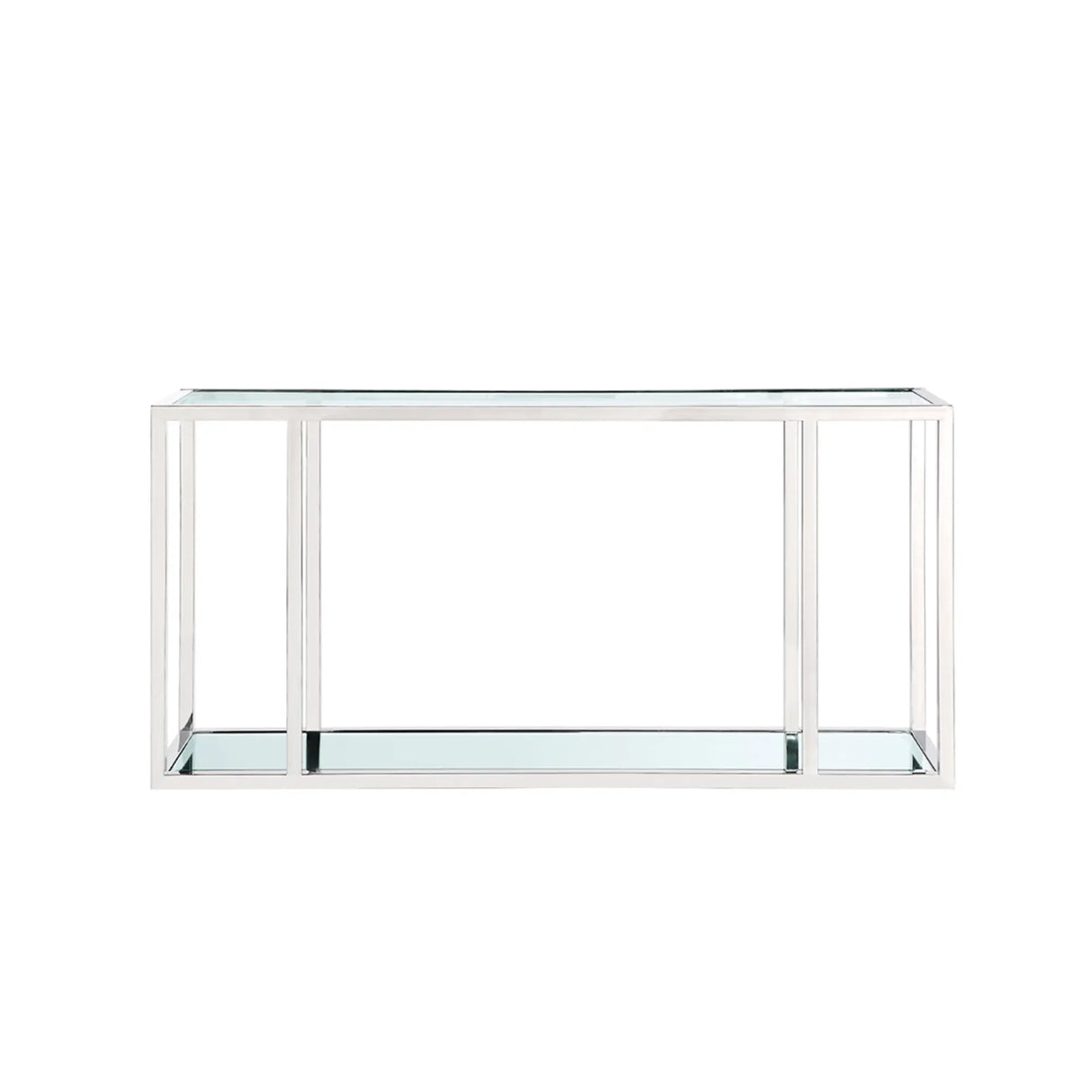 Caspian Console Table in Silver Xcella