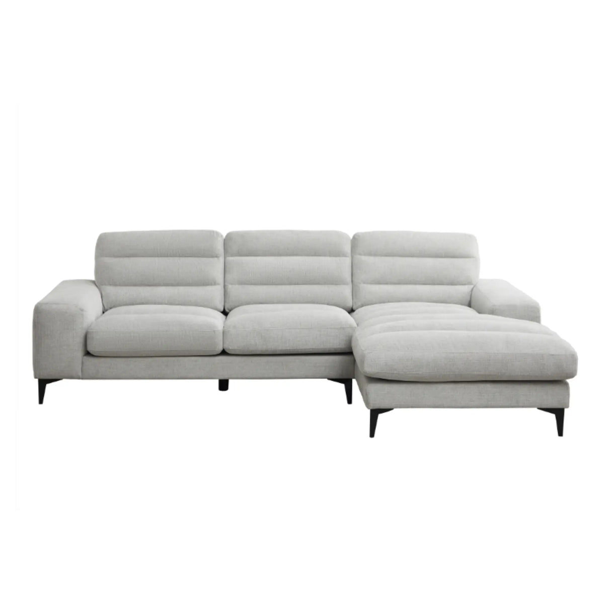 Suki 2Pc Sectional with Chaise 99084LGY M.A.Z