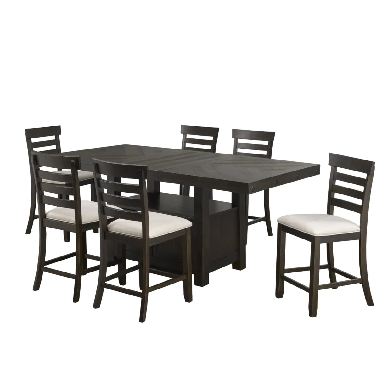 Ambassador Counter Height Dining Set Brassex
