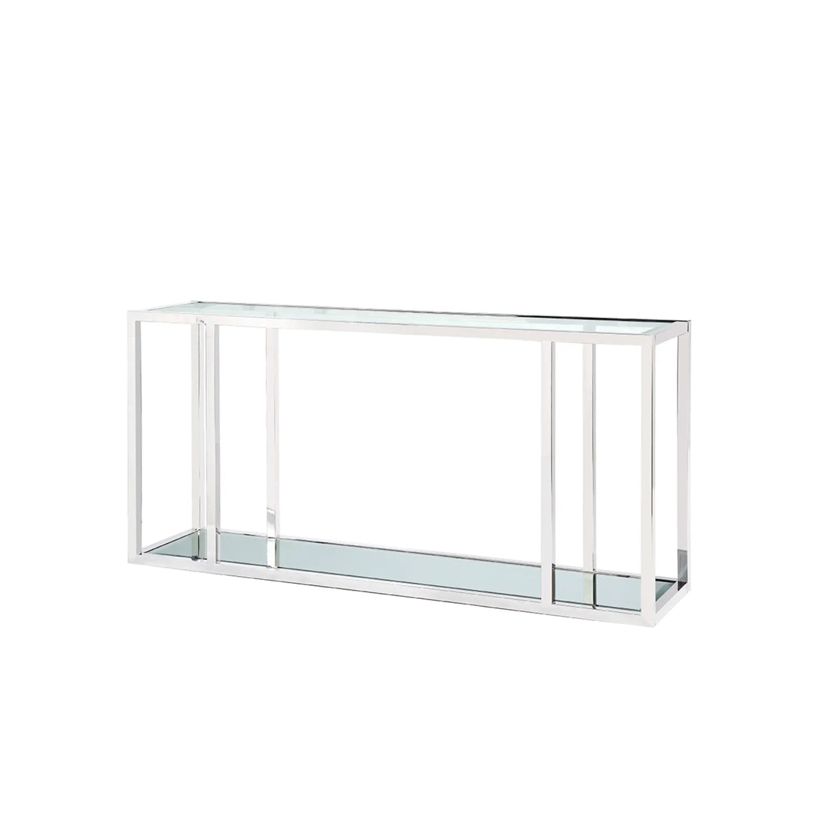 Caspian Console Table in Silver Xcella