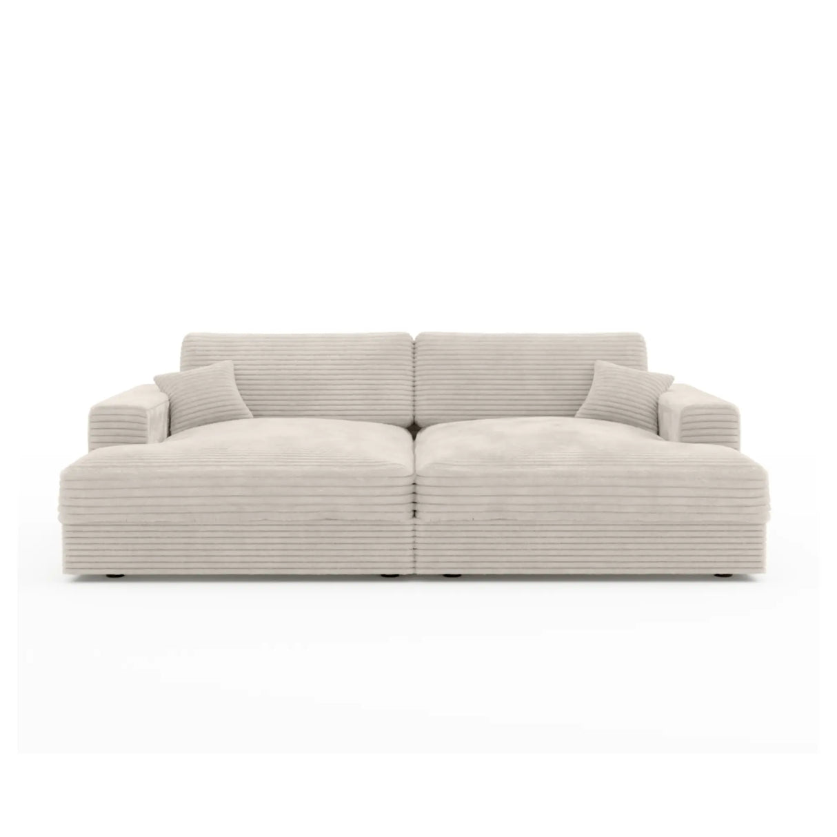 Phoenix Double Lounger in Beige Brassex