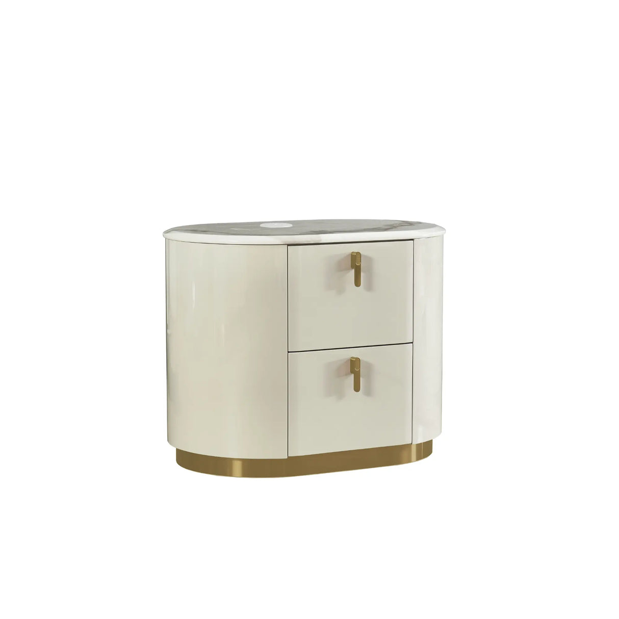 2406 Hydraulic Storage Bed in Beige VFI