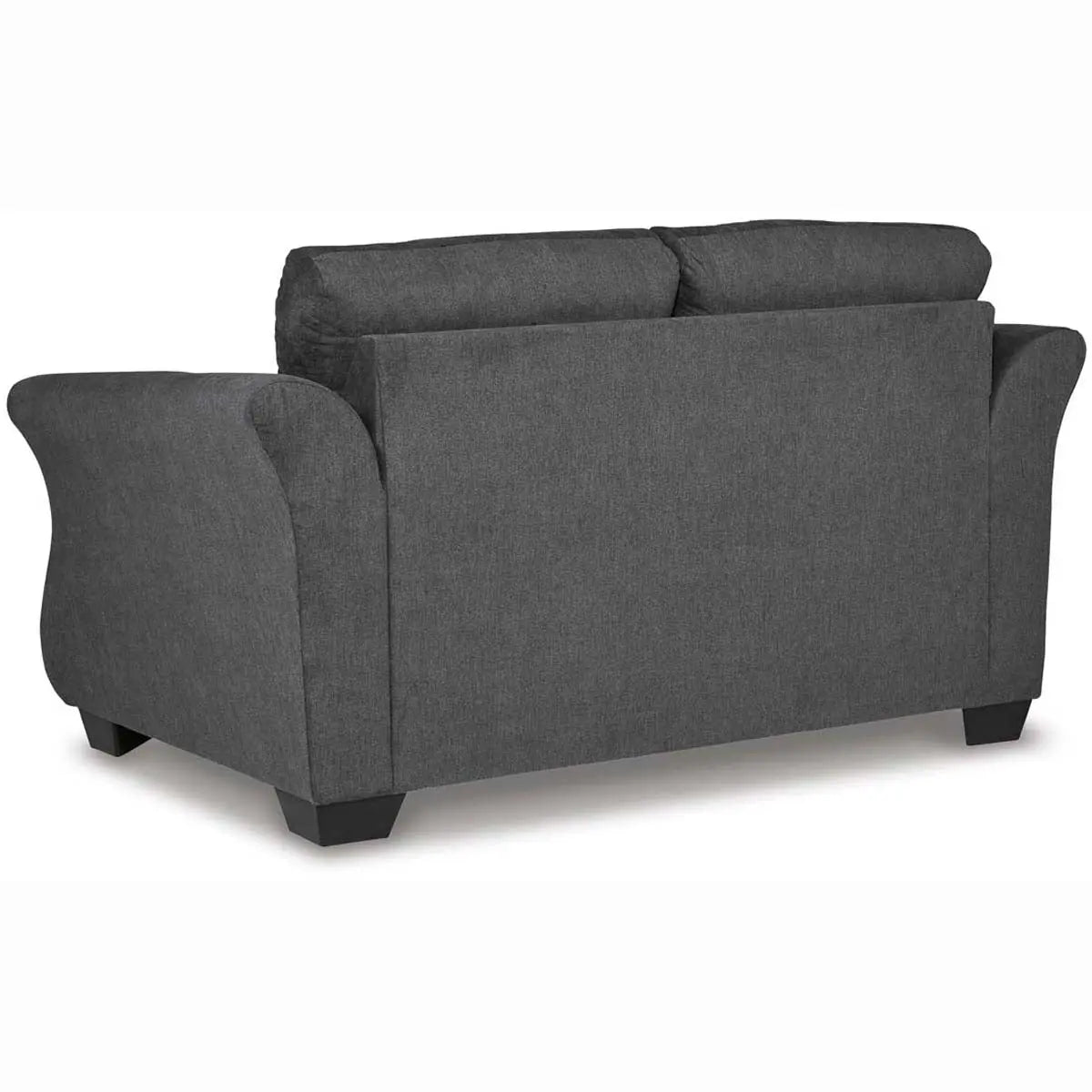 Ashley Miravel Loveseat in Gunmetal Signature Design by Ashley