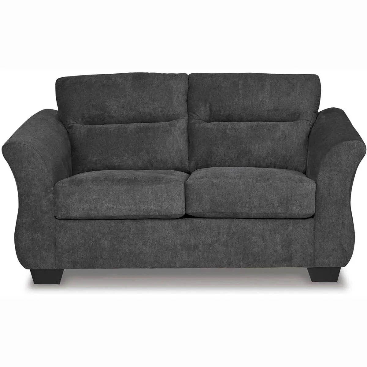 Ashley Miravel Loveseat in Gunmetal Signature Design by Ashley