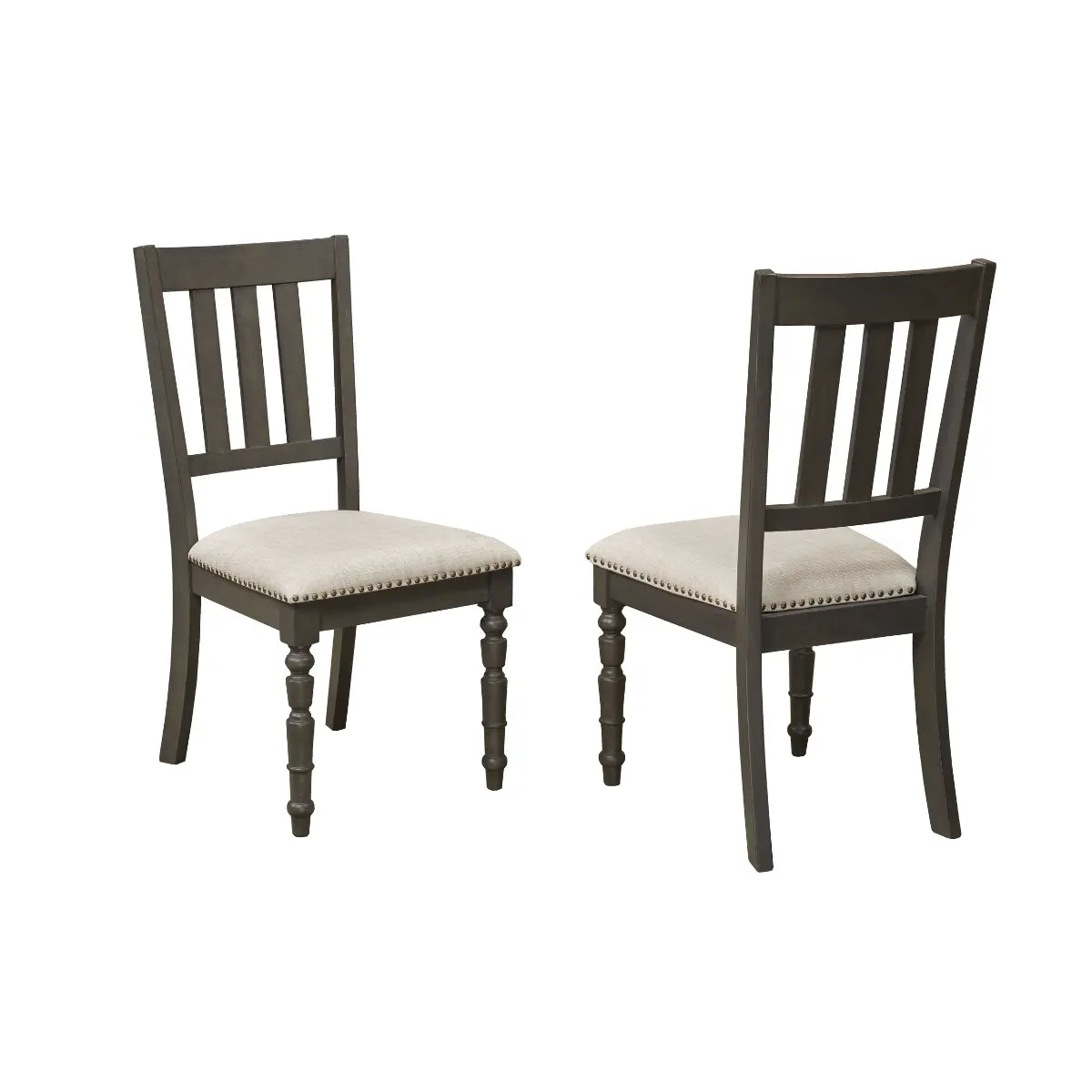 5142 Dining Chair Set in Beige Brassex