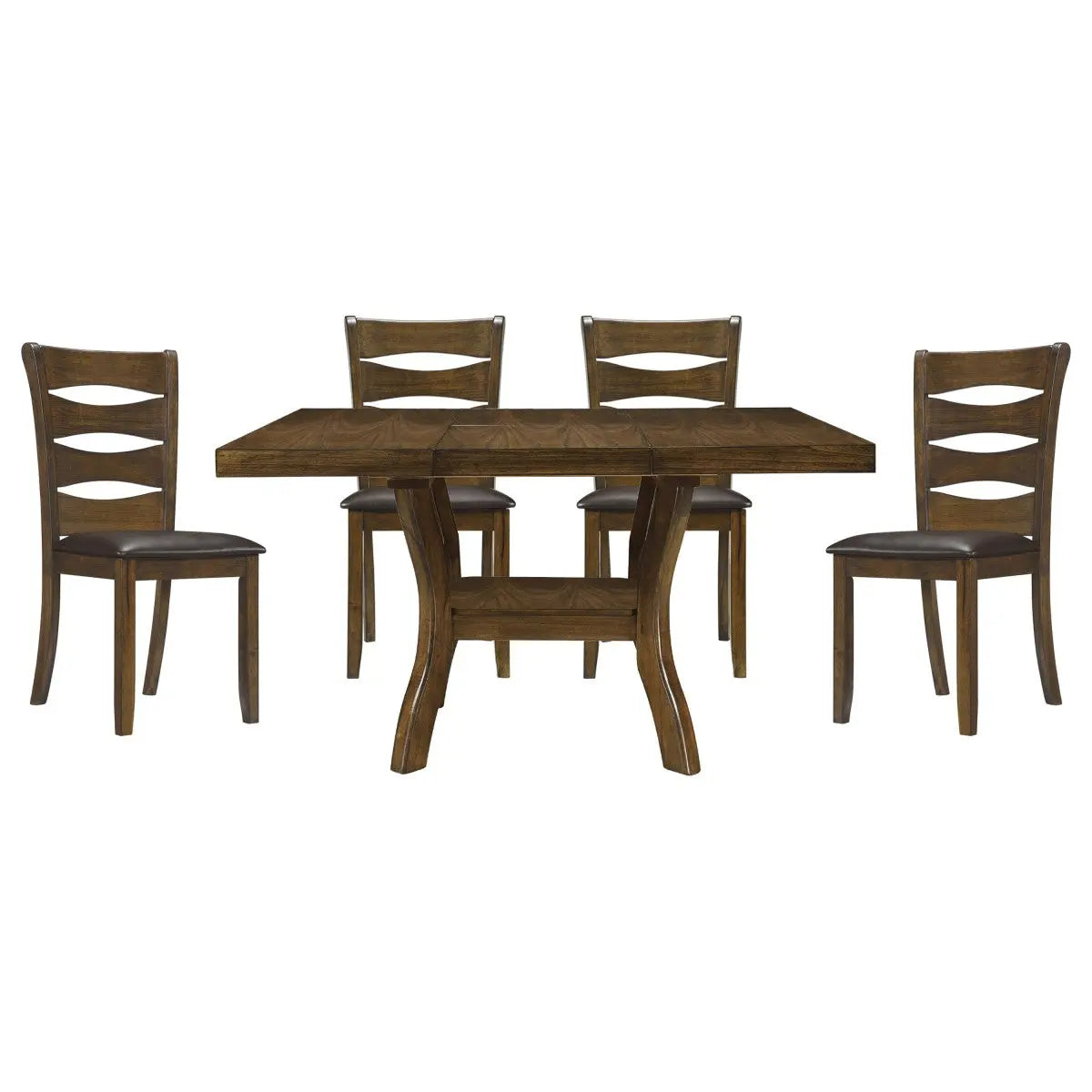 Darla 5 pc Brown Dining Set 5712 - Complete Home Furnish