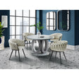 Skye Dining Set 5934 in Beige M.A.Z