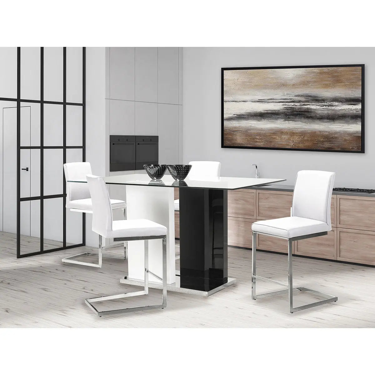 Libra 5 pc Counter Height Dining Set 6848 - Complete Home Furnish