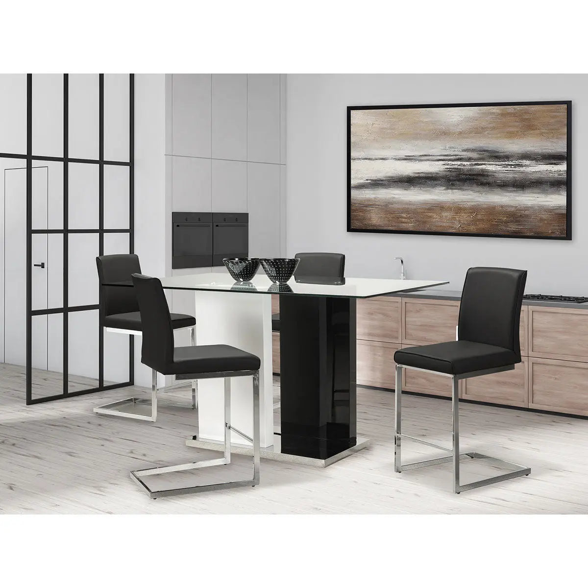 Libra 5 pc Counter Height Dining Set 6848 - Complete Home Furnish