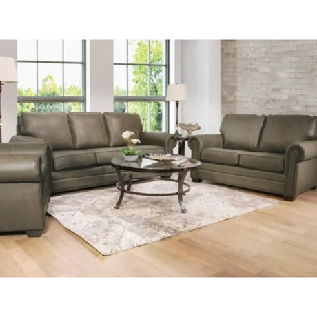 SBF 7557 Sofa Set in Cobblestone Sofa by Fancy