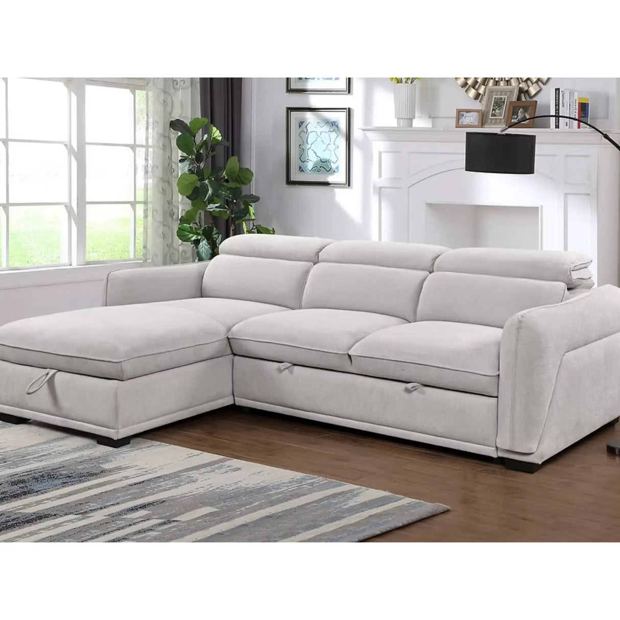 9005 Sofa Bed Sectional in Grey I.F.Furniture