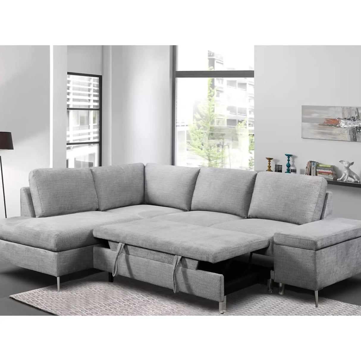 9022 Sofa Bed in Grey I.F.Furniture