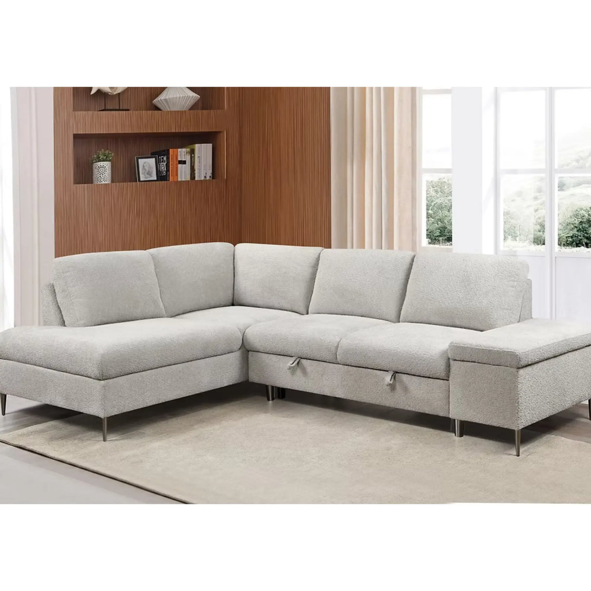 9023 Sofa Bed Sectional in Grey I.F.Furniture