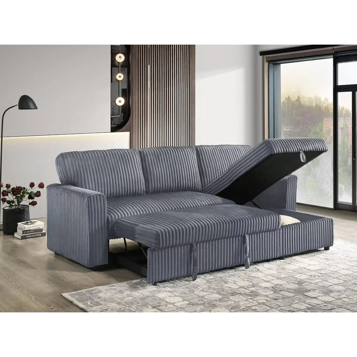 9025 Sofa Bed in Grey I.F.Furniture