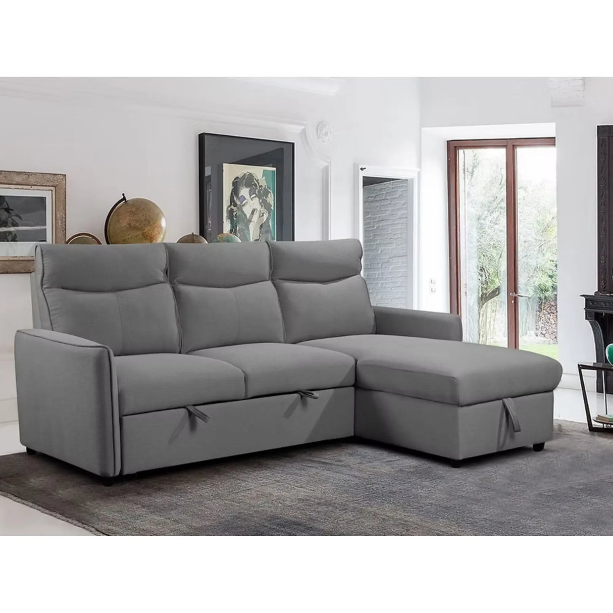 9027 Sofa Bed in Grey I.F.Furniture