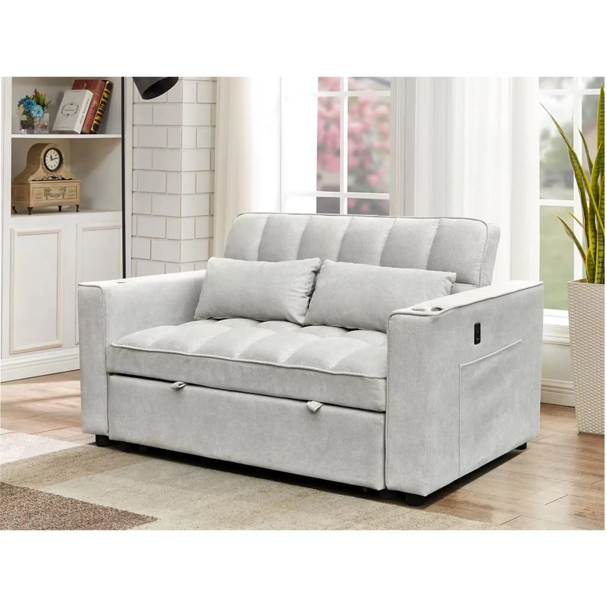 9028 Sofa Bed Sectional in Grey I.F.Furniture
