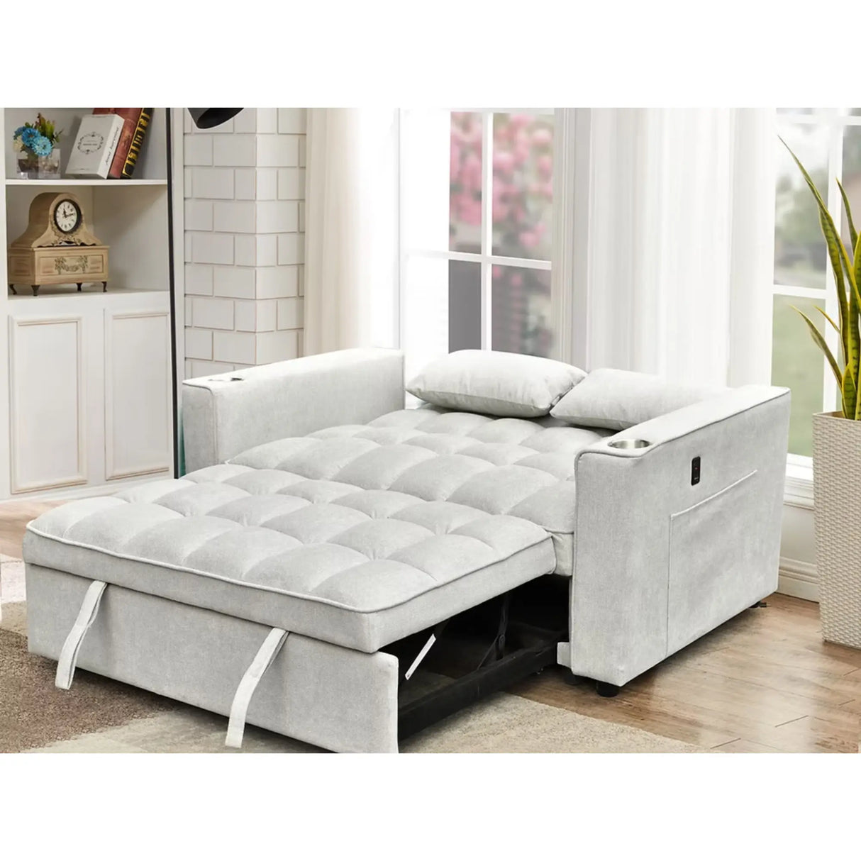 9028 Sofa Bed Sectional in Grey I.F.Furniture