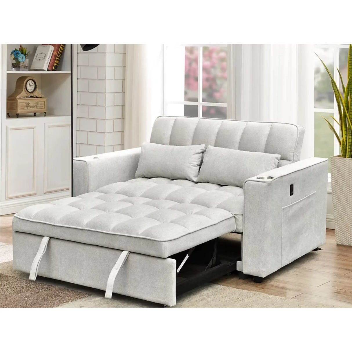 9028 Sofa Bed Sectional in Grey I.F.Furniture
