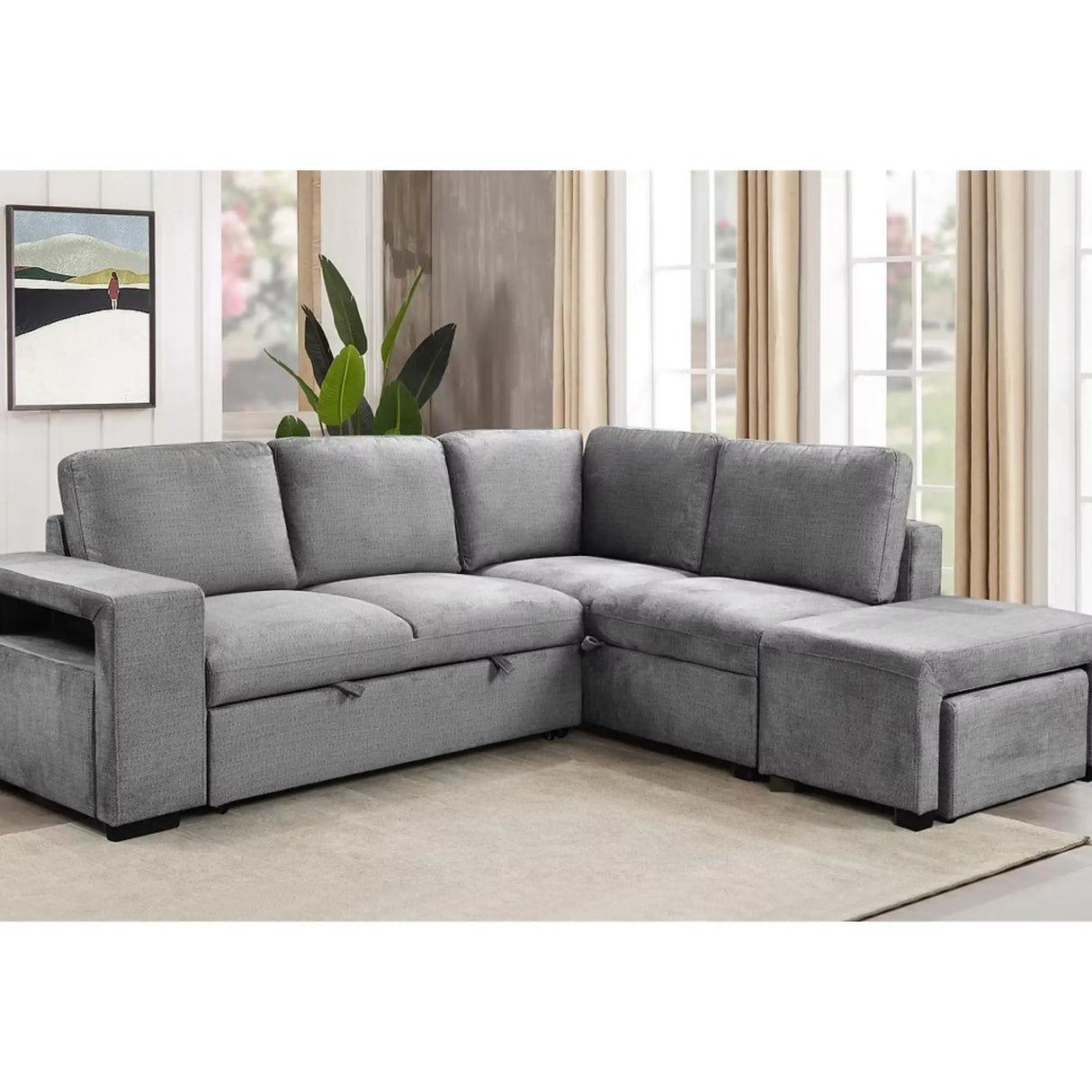 9035 Sofa Bed in Grey I.F.Furniture