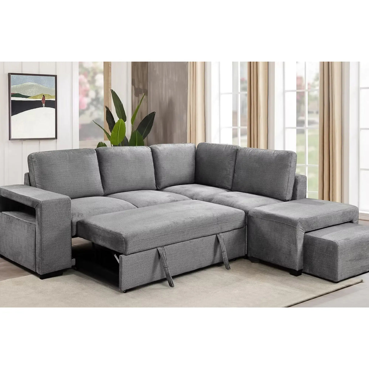 9035 Sofa Bed in Grey I.F.Furniture