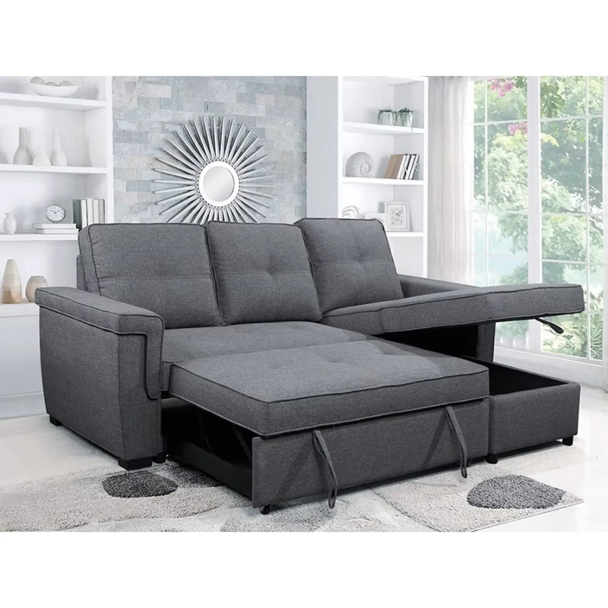 9040 Sofa Bed in Grey I.F.Furniture