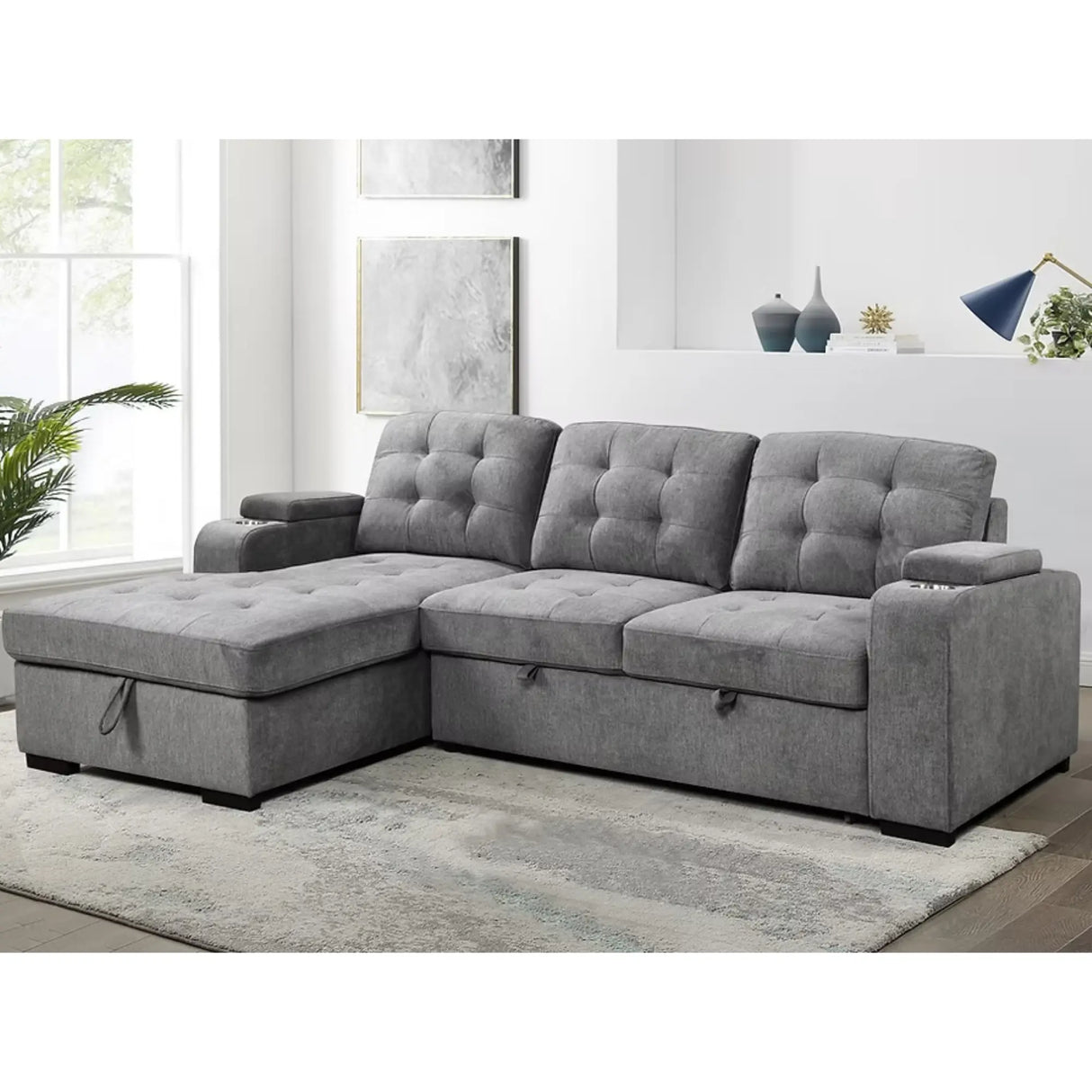 9050 Sofa Bed in Grey I.F.Furniture