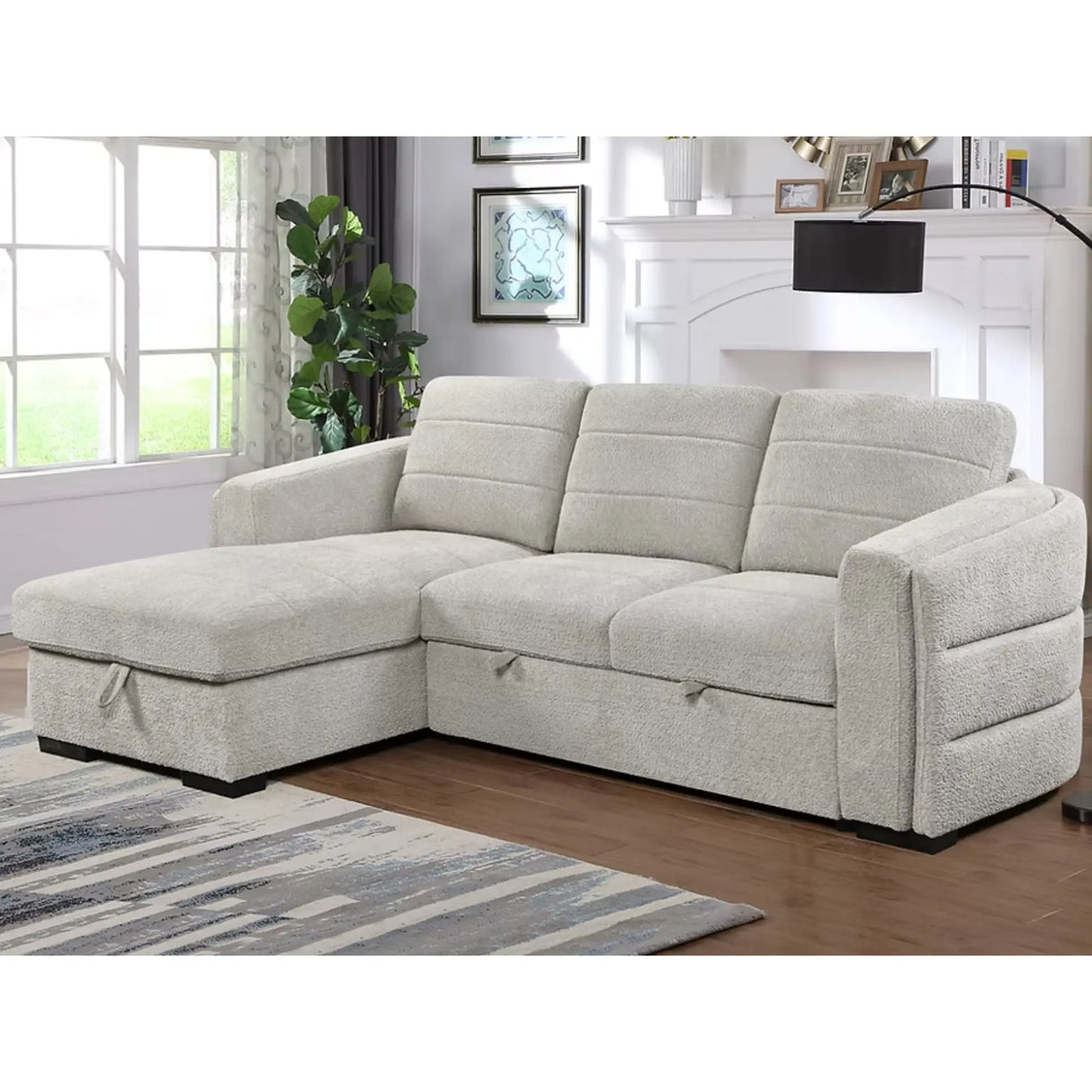 9085 Sofa Bed Sectional in Grey I.F.Furniture