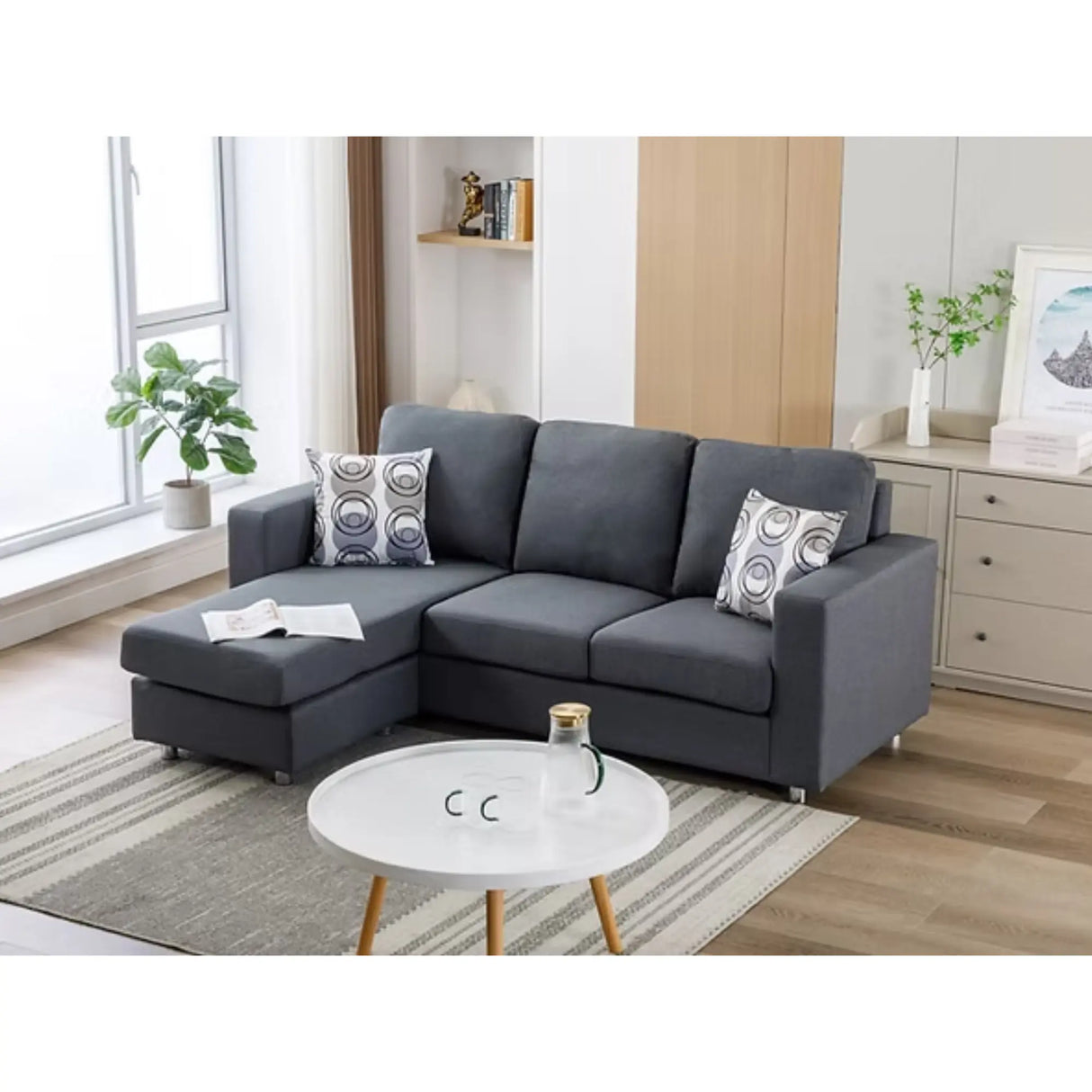 9325 Sectional in Grey I.F.Furniture