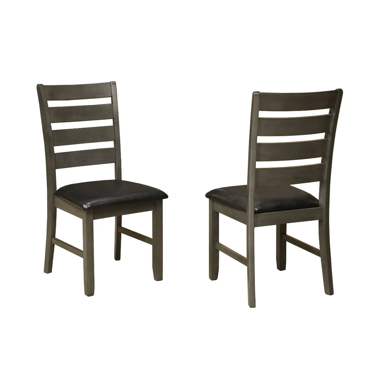 679G Dining Chair Set in Grey Brassex