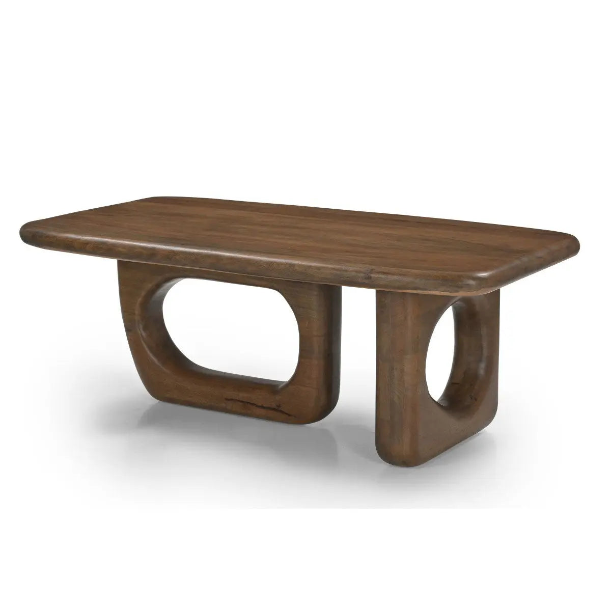 ANYA Coffee Table in Black/Gold Brassex