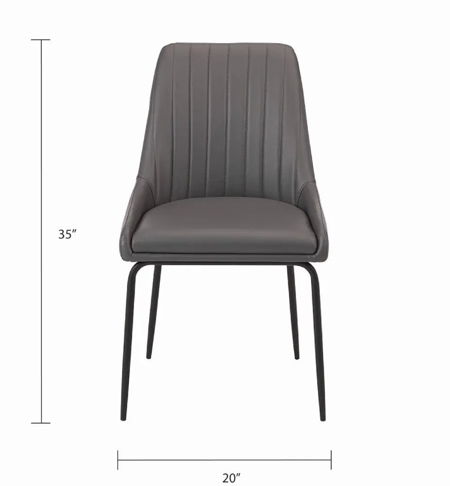 Moira Black Metal Dining Chair - Xcella Furniture