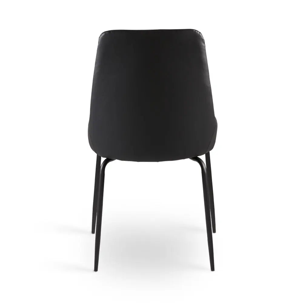 Moira Black Metal Dining Chair - Xcella Furniture