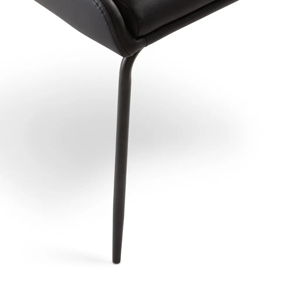 Moira Black Metal Dining Chair - Xcella Furniture