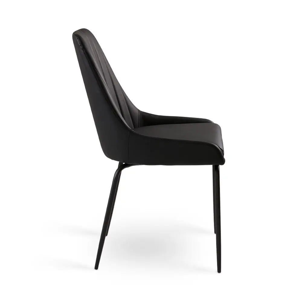 Moira Black Metal Dining Chair - Xcella Furniture