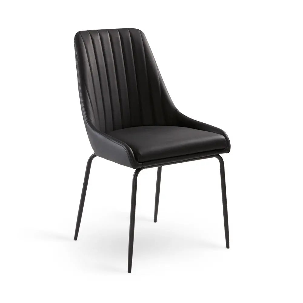 Moira Black Metal Dining Chair - Xcella Furniture