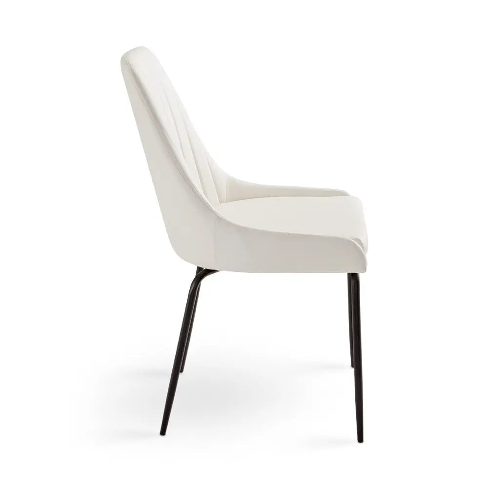 Moira Black Metal Dining Chair - Xcella Furniture