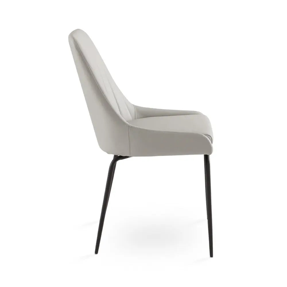 Moira Black Metal Dining Chair - Xcella Furniture