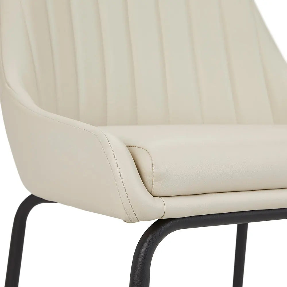 Moira Black Metal Dining Chair - Xcella Furniture