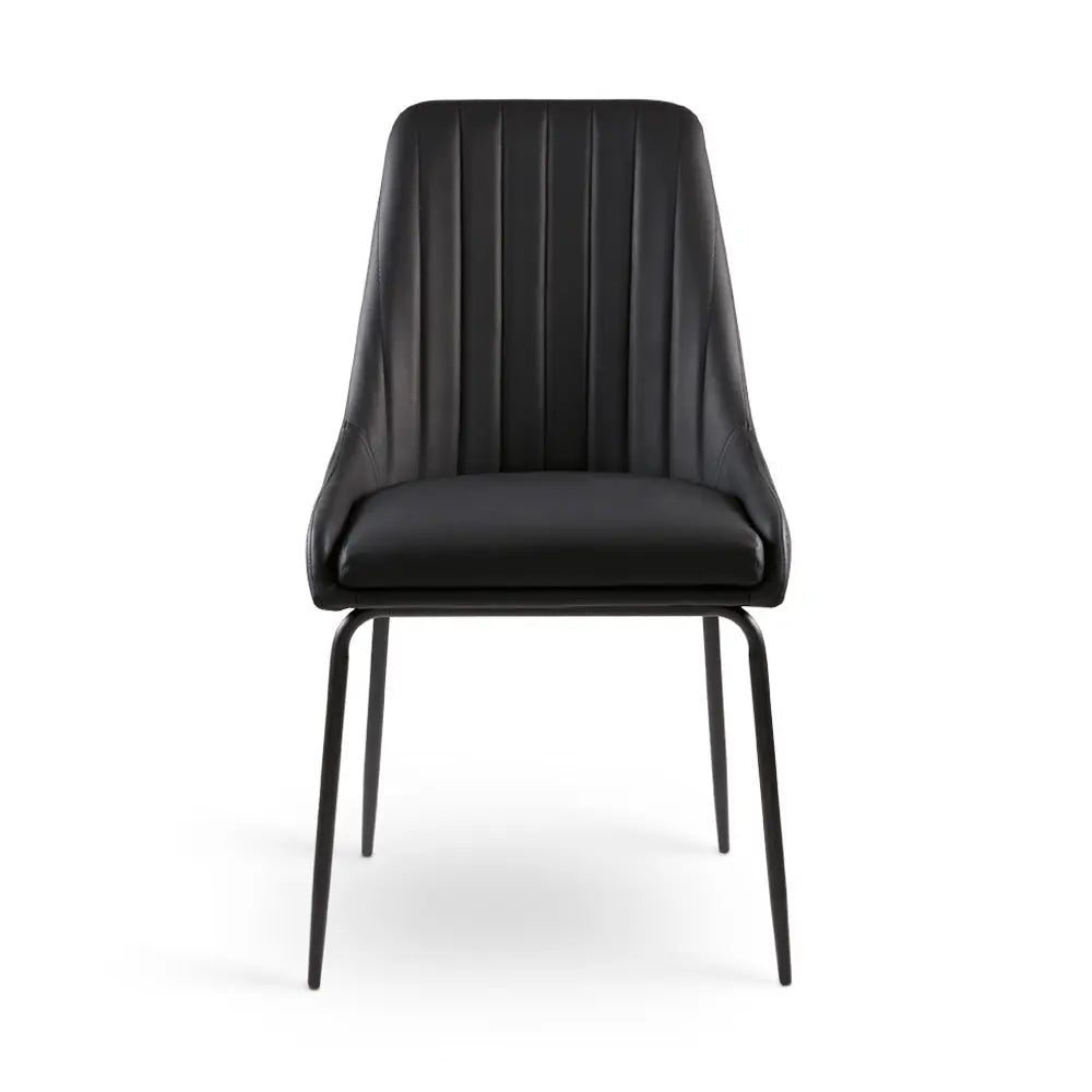 Moira Black Metal Dining Chair - Xcella Furniture