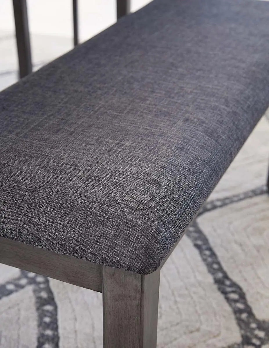 Ashley Bridson 6Pc Dining Set in Grey - Complete Home Furnish